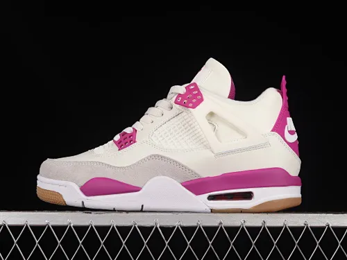All categories Air Jordan Jordan series basketball shoes Air Jordan 4 Nike SB x Jordan Air Jordan 4 "Sapphire" AJ4 Joe 4 joint white and purple DR5415-105